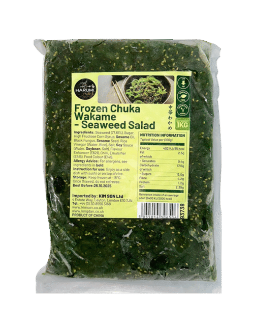 Harumi Frozen Chuka Wakame - Seaweed Salad 1kg (Frozen)