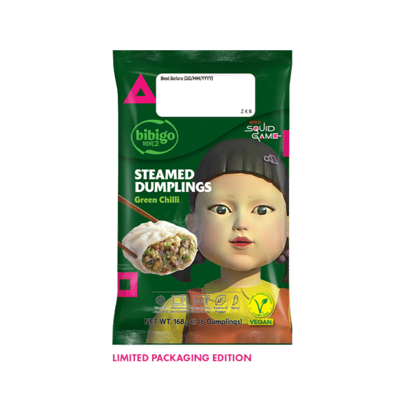 CJ BIBIGO Steamed Dumplings Green Chilli 168g
