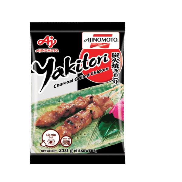 AJINOMOTO Yakitori Grilled Chicken Skewers (6pcs) 210g (Frozen)