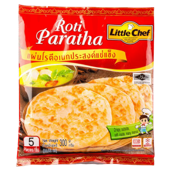 LITTLE CHEF Roti Paratha 300g (Frozen)