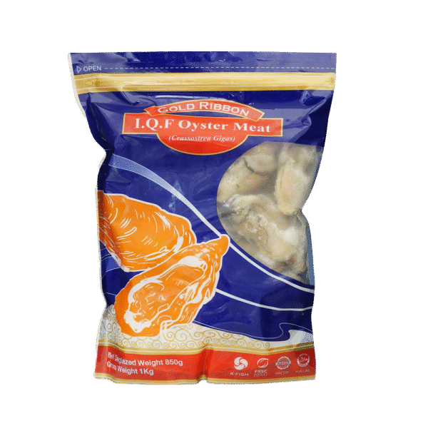 GOLD RIBBON IQF Korean Oyster Meat 30-45 1kg (850gnet) (Frozen)