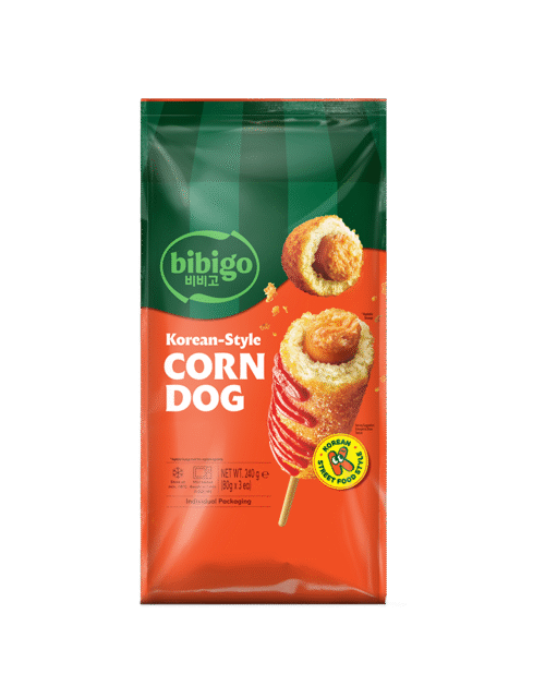 CJ BIBIGO Plant-Based Crispy Corndog 80g (ICase 3)
