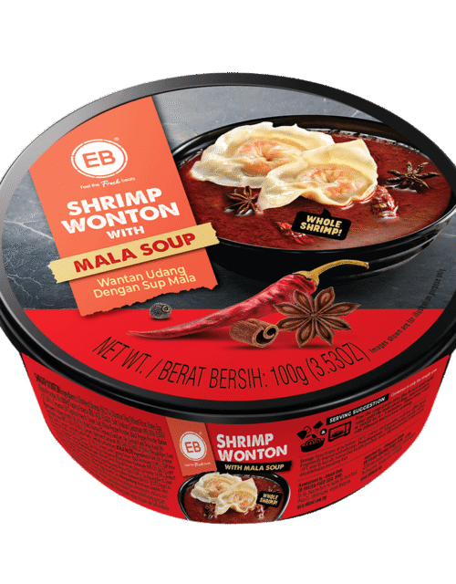 EB Shrimp Wonton with Mala Soup 100g (Frozen)