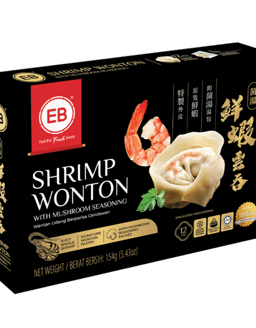 EB Shrimp Wonton with Mushroom Seasoning 154g (Frozen)