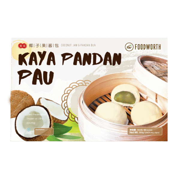 FOODWORTH Kaya Pandan Bun 360g (Frozen)