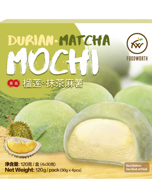 FOODWORTH Durian Matcha Mochi 120g (Frozen)