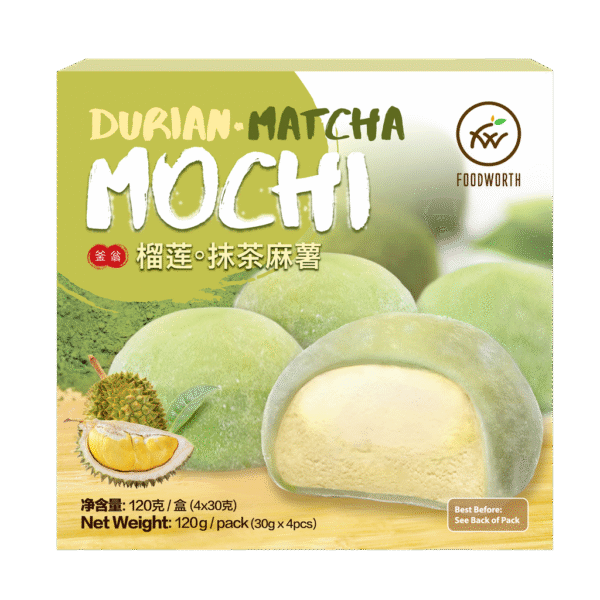 FOODWORTH Durian Matcha Mochi 120g (Frozen)