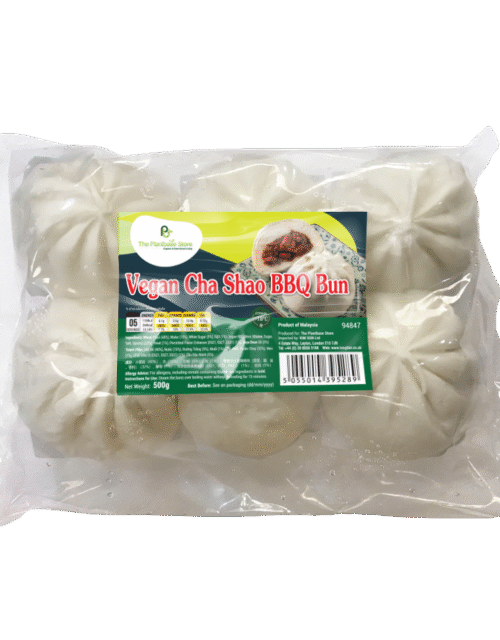 The Plantbase Store Vegan Cha Shao BBQ Bun 500g (Frozen)