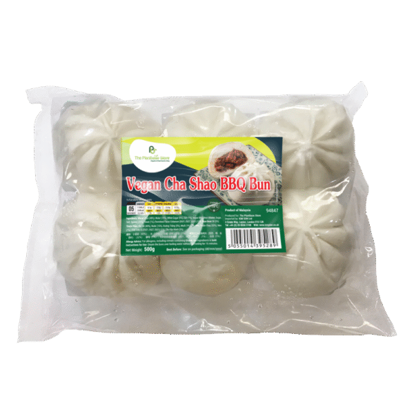 The Plantbase Store Vegan Cha Shao BBQ Bun 500g (Frozen)