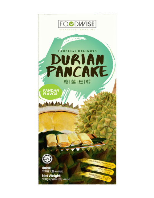 FOODWORTH Durian Pandan Pancake 150g (Frozen)