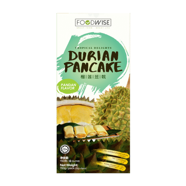 FOODWORTH Durian Pandan Pancake 150g (Frozen)